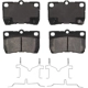 Purchase Top-Quality WAGNER - ZD1113 - Rear Ceramic Pads pa27
