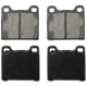 Purchase Top-Quality WAGNER - ZD31 - Rear Ceramic Pads pa44