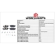 Purchase Top-Quality WORLDPARTS SYNERGY - WSD1391BCH - Plaquette arrière en céramique pa2