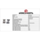 Purchase Top-Quality WORLDPARTS SYNERGY - WSD823CH - Rear Ceramic Brake Pads pa2