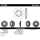 Purchase Top-Quality Ensembre de disques de frein arrière par CENTRIC PARTS - 905.62034 pa4