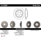 Purchase Top-Quality Ensembre de disques de frein arrière par CENTRIC PARTS - 905.62086 pa13