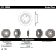 Purchase Top-Quality Ensembre de disques de frein arrière par CENTRIC PARTS - 908.34532 pa8