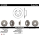 Purchase Top-Quality Ensembre de disques de frein arrière de CENTRIC PARTS - 909.33517 pa4