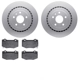 Purchase Top-Quality DYNAMIC FRICTION COMPANY - 4302-47040 - Rear Disc Brake Kit pa1
