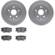 Purchase Top-Quality DYNAMIC FRICTION COMPANY - 4302-76087 - Rear Disc Brake Kit pa1