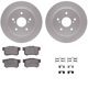 Purchase Top-Quality DYNAMIC FRICTION COMPANY - 4312-01001 - Rear Disc Brake Kit pa6
