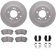 Purchase Top-Quality DYNAMIC FRICTION COMPANY - 4312-03021 - Rear Disc Brake Kit pa4