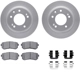 Purchase Top-Quality DYNAMIC FRICTION COMPANY - 4312-03022 - Rear Disc Brake Kit pa1