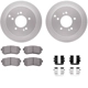 Purchase Top-Quality DYNAMIC FRICTION COMPANY - 4312-03023 - Rear Disc Brake Kit pa3
