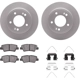 Purchase Top-Quality DYNAMIC FRICTION COMPANY - 4312-03063 - Rear Disc Brake Kit pa4