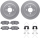 Purchase Top-Quality DYNAMIC FRICTION COMPANY - 4312-03064 - Rear Disc Brake Kit pa1