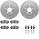 Purchase Top-Quality DYNAMIC FRICTION COMPANY - 4312-13022 - Rear Disc Brake Kit pa1