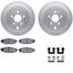 Purchase Top-Quality DYNAMIC FRICTION COMPANY - 4312-13027 - Rear Disc Brake Kit pa1