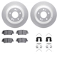 Purchase Top-Quality DYNAMIC FRICTION COMPANY - 4312-21032 - Rear Disc Brake Kit pa1