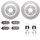Purchase Top-Quality DYNAMIC FRICTION COMPANY - 4312-21032 - Rear Disc Brake Kit pa3