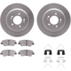 Purchase Top-Quality DYNAMIC FRICTION COMPANY - 4312-21037 - Rear Disc Brake Kit pa3