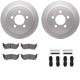Purchase Top-Quality DYNAMIC FRICTION COMPANY - 4312-42009 - Rear Disc Brake Kit pa3