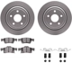 Purchase Top-Quality DYNAMIC FRICTION COMPANY - 4312-42024 - Rear Disc Brake Kit pa3