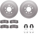Purchase Top-Quality DYNAMIC FRICTION COMPANY - 4312-45004 - Rear Disc Brake Kit pa4