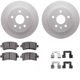 Purchase Top-Quality DYNAMIC FRICTION COMPANY - 4312-45018 - Rear Disc Brake Kit pa5