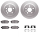 Purchase Top-Quality DYNAMIC FRICTION COMPANY - 4312-45021 - Rear Disc Brake Kit pa4