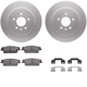 Purchase Top-Quality Rear Disc Brake Kit by DYNAMIC FRICTION COMPANY - 4312-46024 pa2