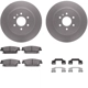 Purchase Top-Quality Rear Disc Brake Kit by DYNAMIC FRICTION COMPANY - 4312-46025 pa4