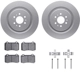 Purchase Top-Quality DYNAMIC FRICTION COMPANY - 4312-46026 - Rear Disc Brake Kit pa1