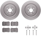 Purchase Top-Quality DYNAMIC FRICTION COMPANY - 4312-46026 - Rear Disc Brake Kit pa2