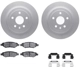 Purchase Top-Quality DYNAMIC FRICTION COMPANY - 4312-46032 - Rear Disc Brake Kit pa1