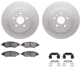 Purchase Top-Quality DYNAMIC FRICTION COMPANY - 4312-46033 - Rear Disc Brake Kit pa2