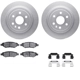 Purchase Top-Quality DYNAMIC FRICTION COMPANY - 4312-46034 - Rear Disc Brake Kit pa1