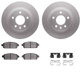Purchase Top-Quality DYNAMIC FRICTION COMPANY - 4312-47037 - Rear Disc Brake Kit pa3