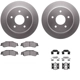 Purchase Top-Quality DYNAMIC FRICTION COMPANY - 4312-48015 - Rear Disc Brake Kit pa2