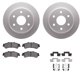 Purchase Top-Quality DYNAMIC FRICTION COMPANY - 4312-48021 - Rear Disc Brake Kit pa5