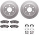 Purchase Top-Quality DYNAMIC FRICTION COMPANY - 4312-48022 - Rear Disc Brake Kit pa4