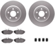 Purchase Top-Quality DYNAMIC FRICTION COMPANY - 4312-54054 - Rear Disc Brake Kit pa3