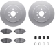 Purchase Top-Quality DYNAMIC FRICTION COMPANY - 4312-54109 - Rear Disc Brake Kit pa1