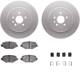 Purchase Top-Quality DYNAMIC FRICTION COMPANY - 4312-54109 - Rear Disc Brake Kit pa3