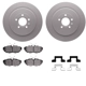 Purchase Top-Quality DYNAMIC FRICTION COMPANY - 4312-54115 - Brake Kit pa3