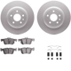 Purchase Top-Quality DYNAMIC FRICTION COMPANY - 4312-54132 - Rear Disc Brake Kit pa4