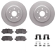Purchase Top-Quality Rear Disc Brake Kit by DYNAMIC FRICTION COMPANY - 4312-58015 pa4