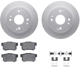 Purchase Top-Quality DYNAMIC FRICTION COMPANY - 4312-59024 - Rear Disc Brake Kit pa1