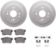 Purchase Top-Quality DYNAMIC FRICTION COMPANY - 4312-59024 - Rear Disc Brake Kit pa4