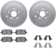 Purchase Top-Quality DYNAMIC FRICTION COMPANY - 4312-59033 - Rear Disc Brake Kit pa1