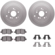 Purchase Top-Quality DYNAMIC FRICTION COMPANY - 4312-59033 - Rear Disc Brake Kit pa2