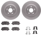 Purchase Top-Quality DYNAMIC FRICTION COMPANY - 4312-59069 - Rear Disc Brake Kit pa2