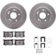 Purchase Top-Quality Rear Disc Brake Kit by DYNAMIC FRICTION COMPANY - 4312-59083 pa4