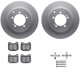 Purchase Top-Quality DYNAMIC FRICTION COMPANY - 4312-72024 - Rear Disc Brake Kit pa1